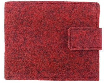 Pochette de sac à main portefeuilles portefeuille rouge