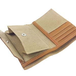 Wallet purse men boys wallet Brown Cappuccino image 4