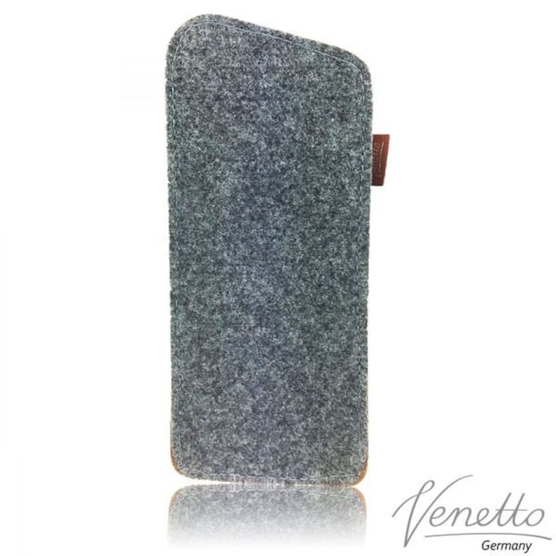 Glasses case case case protective case case felt bag for glasses grey image 2