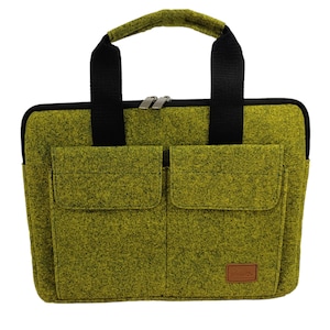 12.9 13.3 inch case protective case protective case briefcase handbag for MacBook / Air / Pro, iPad Surface laptop notebook olive mottled image 1