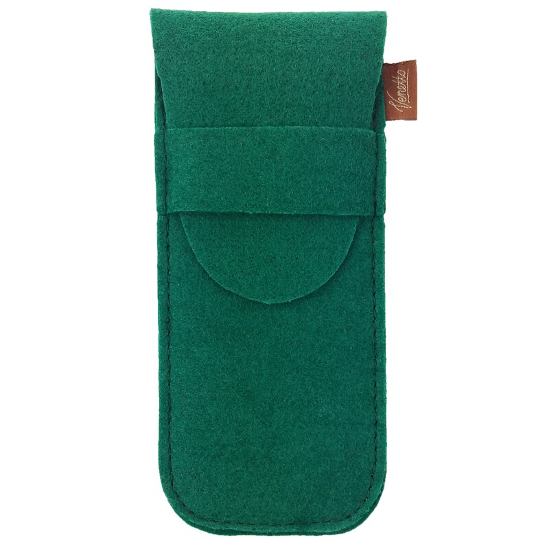Vegan case Elf Feather binder roll felt green image 1