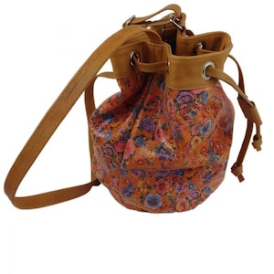 Seesack Umhängetasche Damen-Tasche Rucksack Handtasche Blumen imagem 1