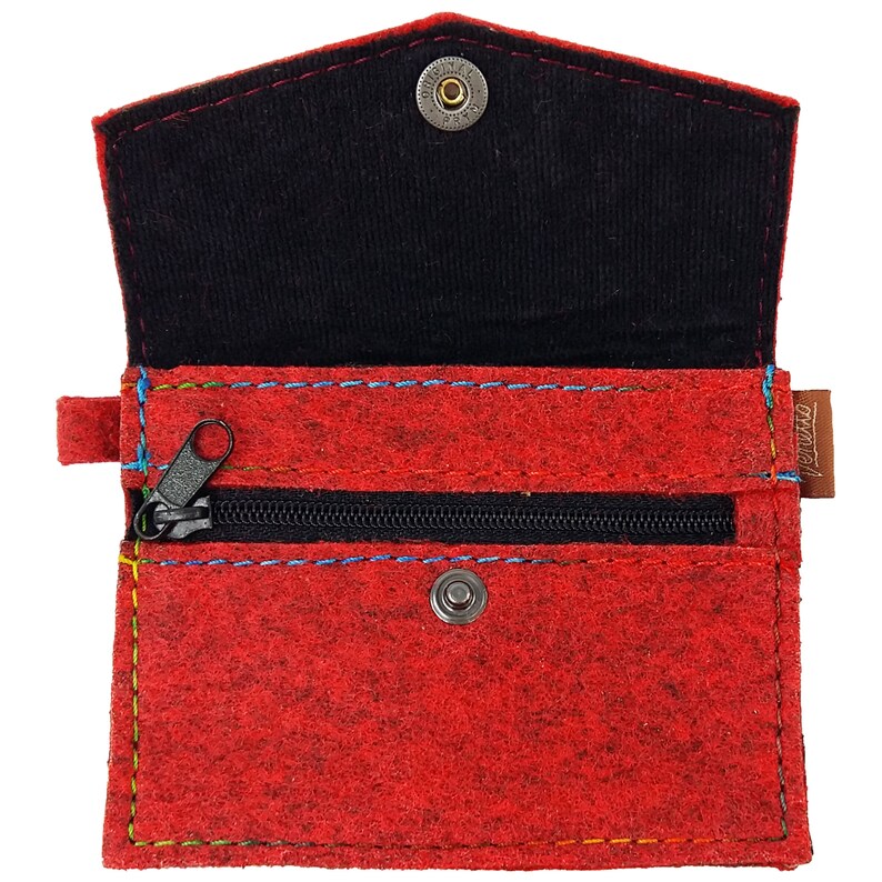 Mini Wallet wallet Purse wallet RED image 6