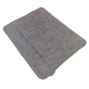 17,3 inch 17 case tas beschermhoes vilt tas beschermhoes voor notebook, laptop grijs afbeelding 5