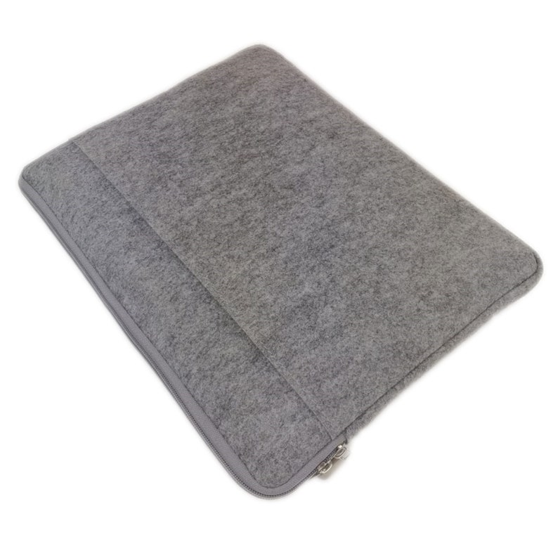 17,3 pouces 17 étui sac de protection feutre sac housse de protection pour ordinateur portable, ordinateur portable gris image 5