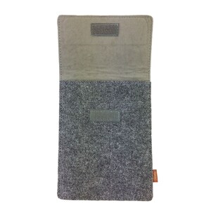 Pocket for iPad Pro 10.5 tablet Samsung book 10.6 felt bag Grey image 5