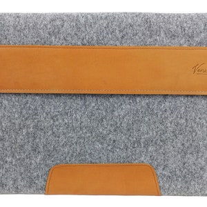 15.6 Protective Case for Ultrabook Notebook Laptop Protective Case PC Case Felt Sleeve Sleeve Grey image 1