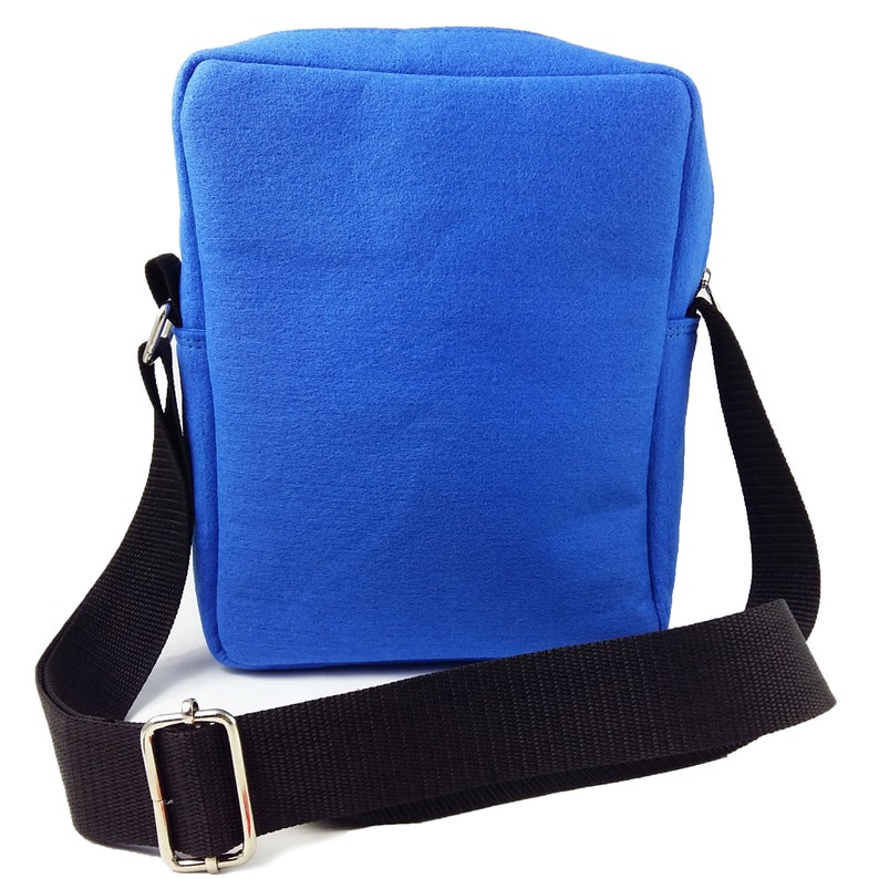 Lépaule poche de lhomme sac à bandoulière sac bleu image 2
