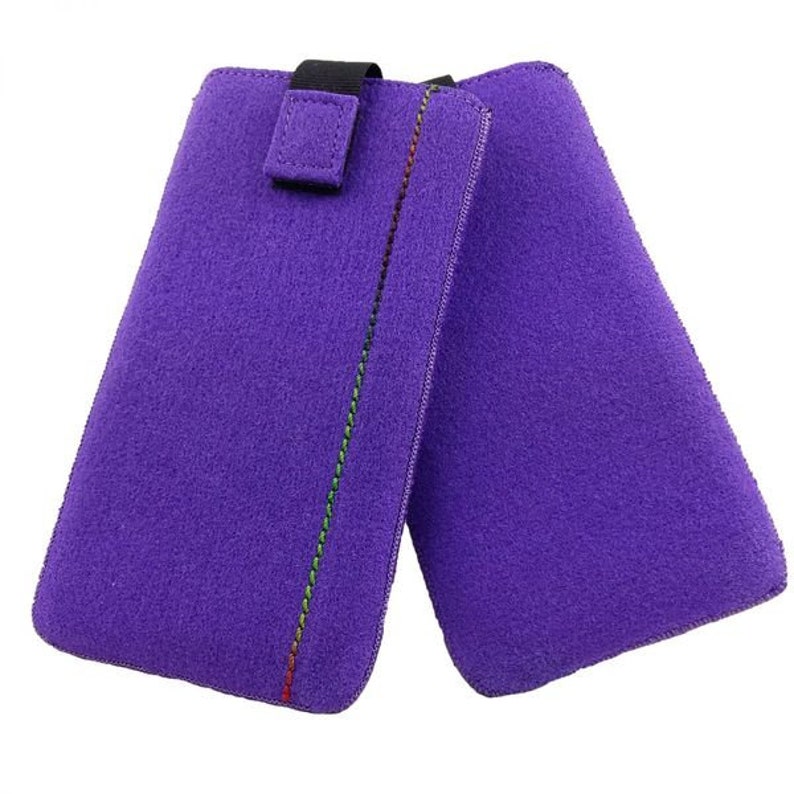 5-6.4 universal Pouch case cover Purple image 3