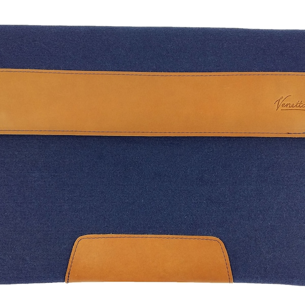 15.6" Protective Case for Ultrabook Notebook Laptop Protective Case PC Case Felt Sleeve Laptop Sleeve Sleeve Blue Dark