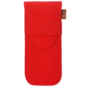 Vegan Case Elf Pen Binder vegie pencil Red