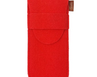 Vegan Case Elf Pen Binder vegie pencil Red