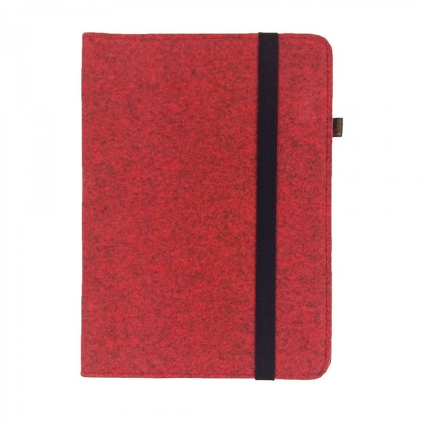 Bis 13 Zoll Tablet Tasche Hülle für MacBook Air Laptop Notebbok sleeve Filztasche Hülle Filz rot