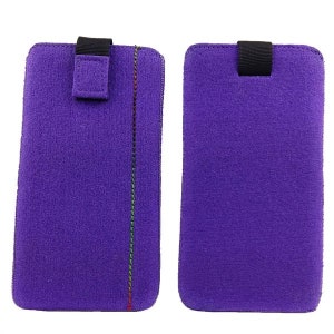 5-6.4 universal Pouch case cover Purple image 2