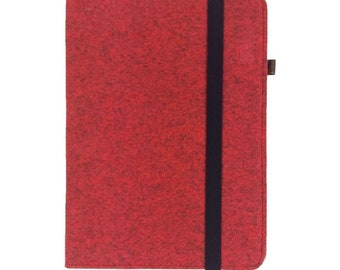 9.1-10.1 inch tablet ebook protective case organizer bag case Red
