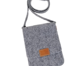 Small extra light shoulder bag from felt shoulder bag handbag crossbag casual bag felt bag bag cross bag unisex