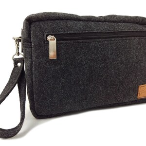 Wrist bag for documents men&#39;s wallet