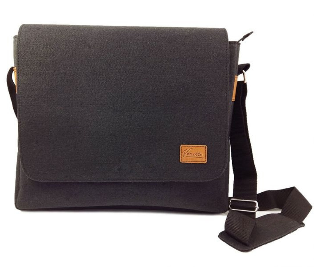 EBuyGB Umhängetasche Schule - Messenger Bag Rot/schwarz 37x30x9cm