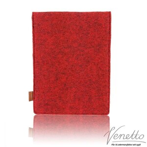10.5 sac pour tablette 10.1 eBook reader sleeve for ipad-rouge image 3