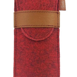 Bag case case Cover glasses red