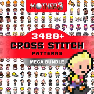 3,480+ Patterns | Mother 3 | Cross Stitch | Japan Version | Digital Downloads