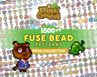 1100+ Patterns | Animal Crossing | New Leaf | Fuse Beads | Perler | Hama | Fan Art