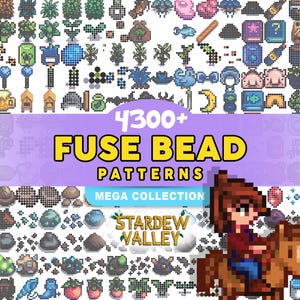4300+ Stardew Valley | Fuse Bead Patterns I PDF I Fan Art I Digital Downloads
