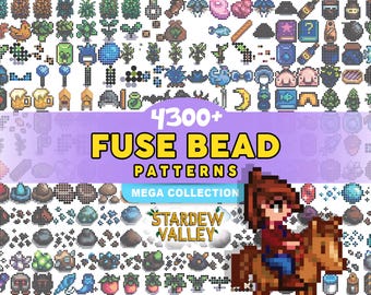 4300+ Stardew Valley | Fuse Bead Patterns I PDF I Fan Art I Digital Downloads