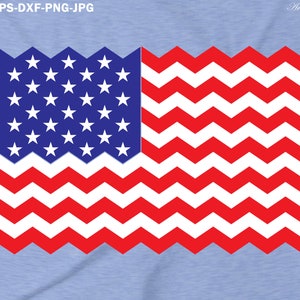 Bandera americana Svg, Bandera de Chevron Svg, 4 de julio svg, bandera svg, svg patriótico, svg del cuatro de julio, día de la independencia svg, bandera de EE. UU.svg, Chevron