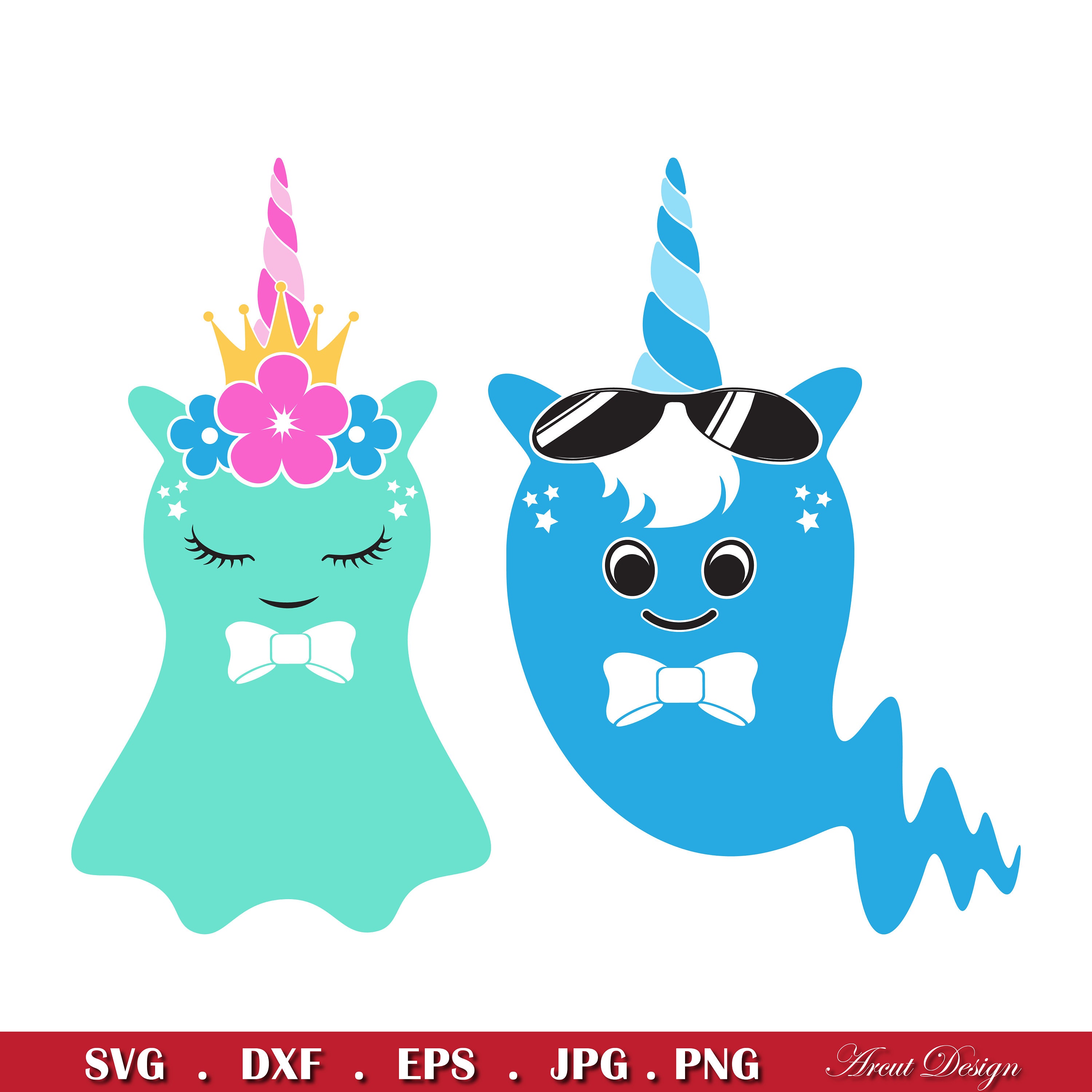 Download Halloween Unicorn Ghost Svg Ghost Girl Svg Ghost Boy Svg | Etsy