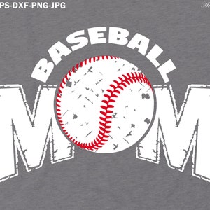 Baseball mom SVG, baseball svg, baseball cut file, baseball mom, sports svg, baseball clipart, baseball mama svg, grunge svg, distressed svg