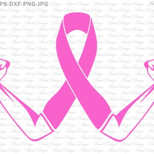 Frau Brustkrebs Bewusstsein Svg, Krebs Bewusstsein Band Svg, schneiden Dateien für CirCut und Silhouette Cameo, Svg Dateien, Clipart Svg