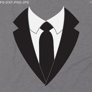 Smoking svg, casamento svg, clipart de smoking, gravata borboleta svg, terno svg, cavalheiro svg, camisa de smoking svg, silhueta de smoking, gravata svg, arquivo de corte de smoking