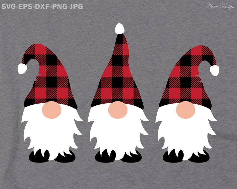 Download Christmas Gnomes Svg Gnome SVG Gnomes Plaid SVG Christmas ...