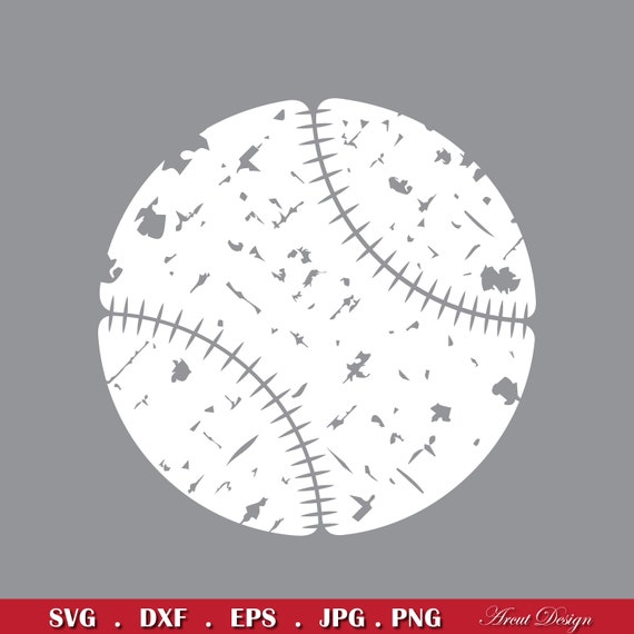 Download Baseball Distressed Svg Monochrome Svg Baseball Svg Designs Etsy