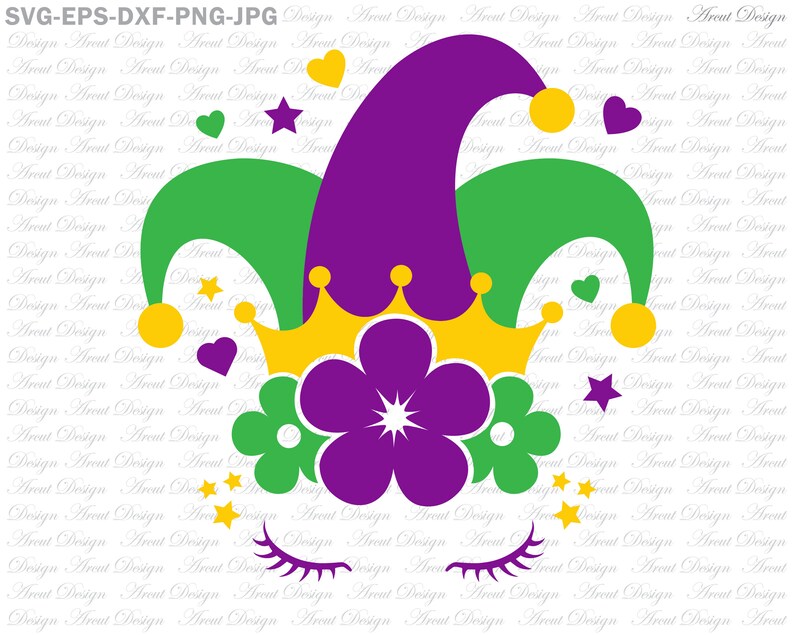 Download Mardi Gras Unicorn Crown Svg Unicorn cut file Unicorn ...