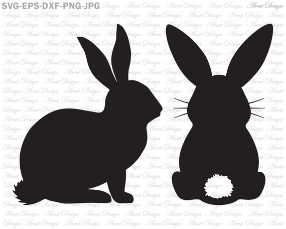 Download Easter Bunny Rabbit svg Easter Bunnies Silhoutte monogram ...