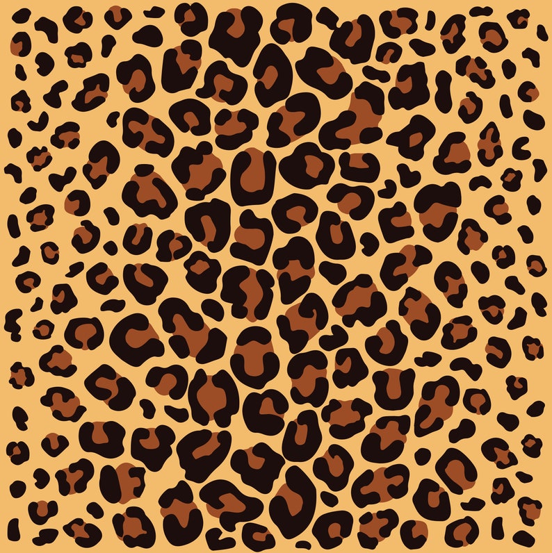 Leopard Print SVG PNG Layered Leopard Print Svg Layered | Etsy