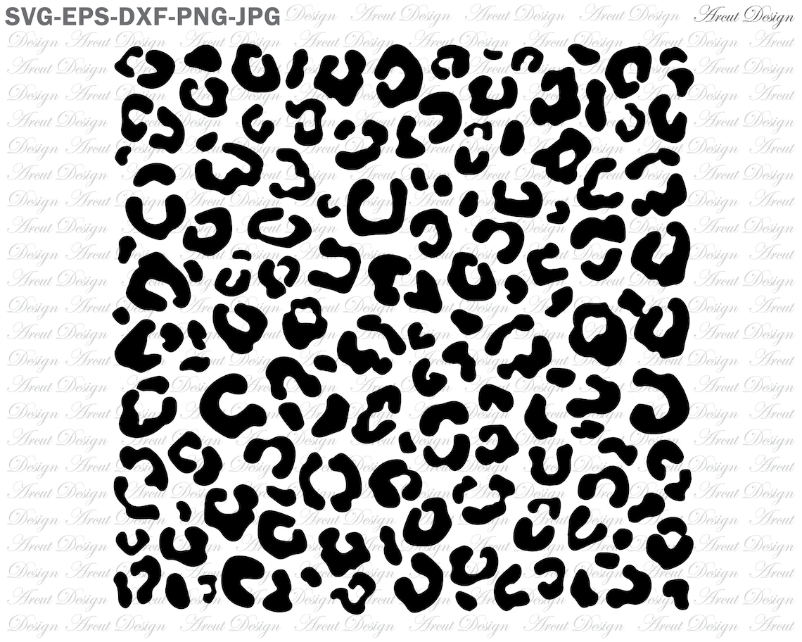 15 File Formats Leopard Print Layered Leopard Print Svg - Etsy