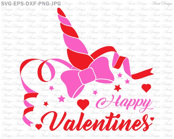 Download Unicorn Happy Valentine Svg Happy Valentines Day Svg Unicorn Etsy