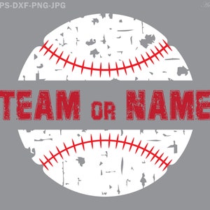 Monogram baseballowy zniszczony, pliki svg dla cricut, baseball svg, plik do cięcia baseballu, pliki svg, sportowy svg, zniszczony svg, monogram baseballowy