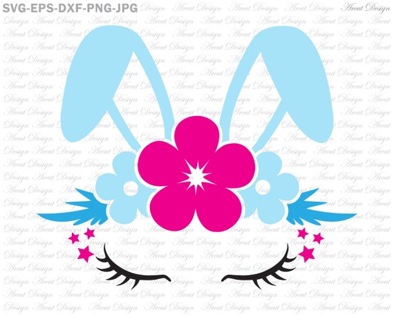 Download Easter Bunny Flowers Svg Bunny Svg Easter Svg Flowers Svg Etsy