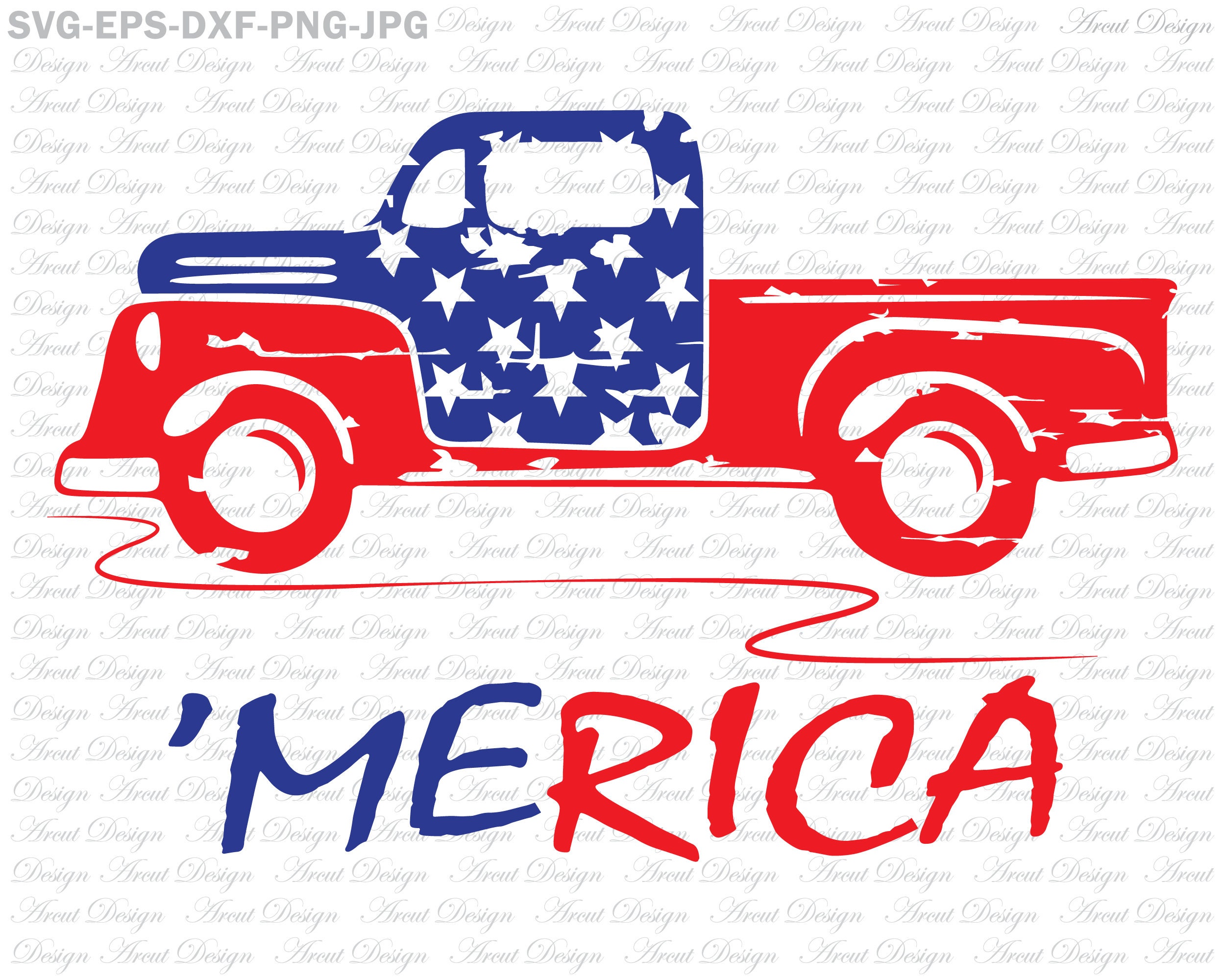 Download Merica Svg Distressed Svg Fourth Of July Svg 4th Of July Etsy