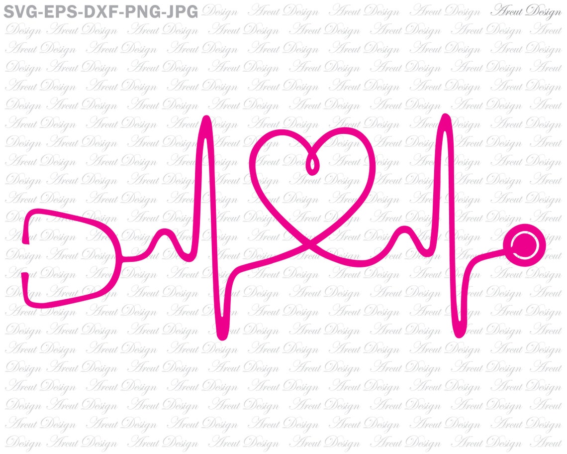 nurse heartbeat svg nurse heartbeat svg