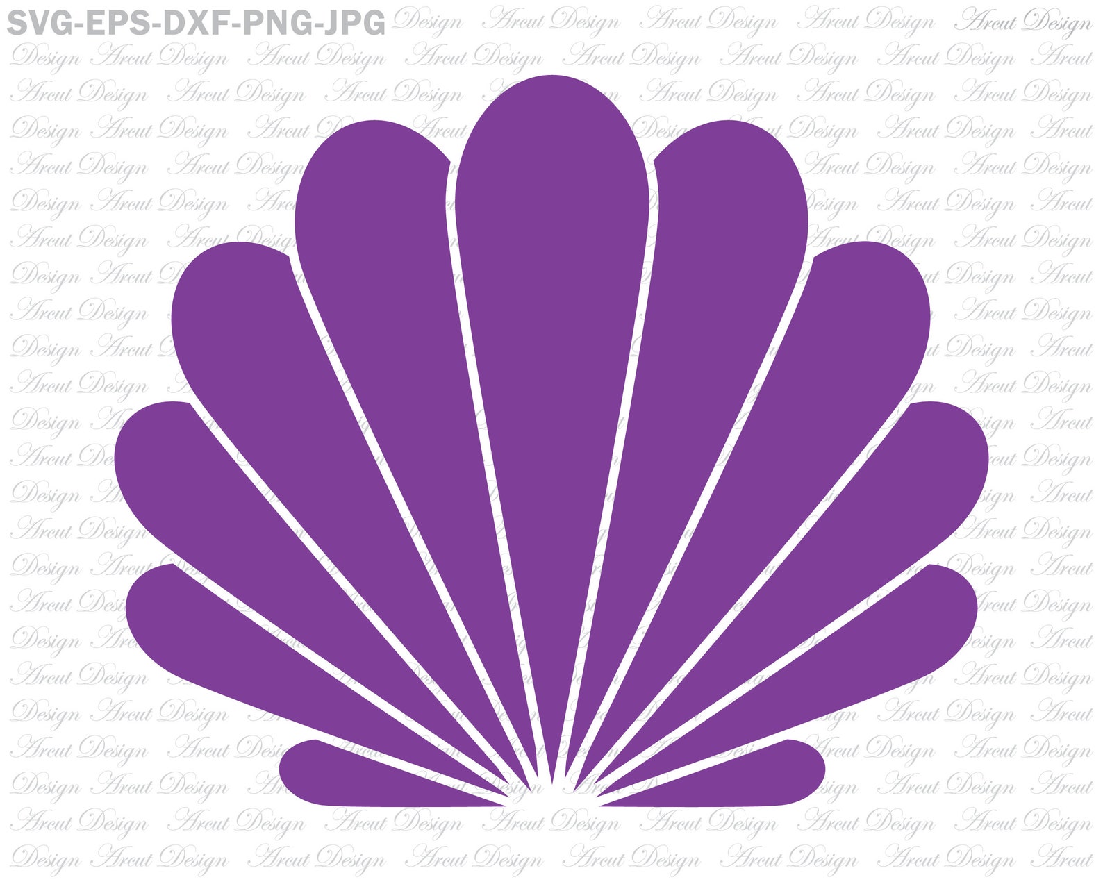 Sea Shell SVG beach svg seashell svg mermaid svg summer | Etsy