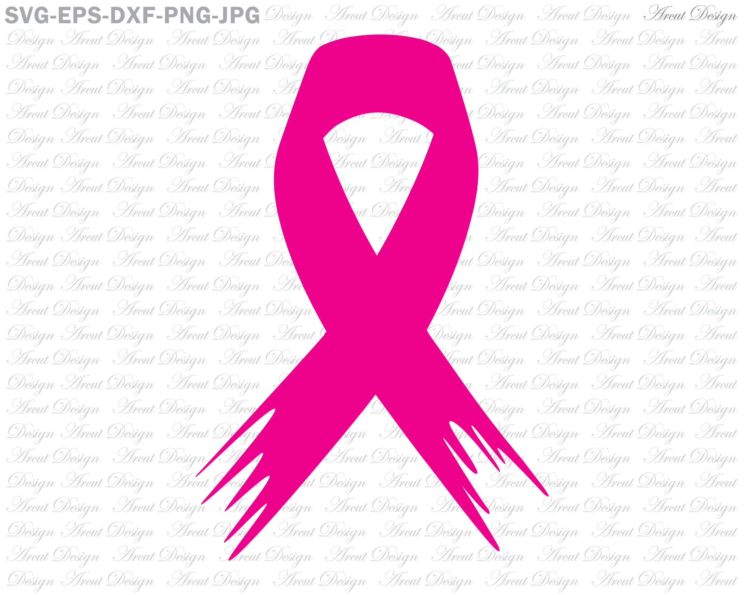Download Woman Breast Cancer Awareness Ribbon Svg Svg Files For Cricut Etsy