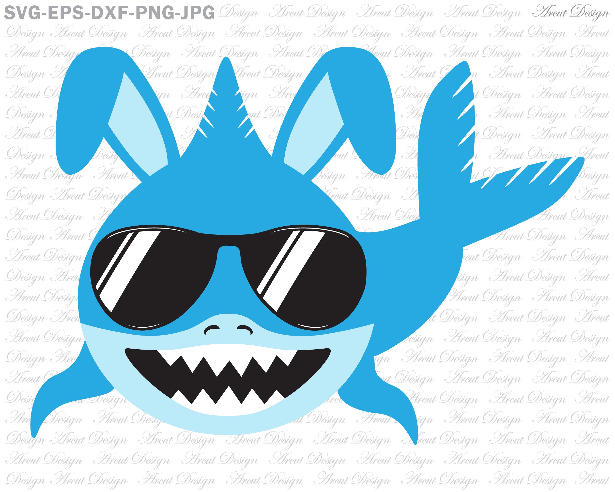 Free Free 126 Easter Shark Svg SVG PNG EPS DXF File