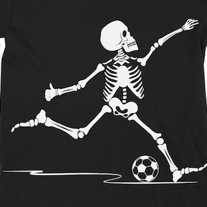 Skeleton Kicking Soccer Ball SVG, huesos svg, esqueleto svg, halloween svg, dabbing svg, soccer svg, primer halloween svg, soccer goalie svg