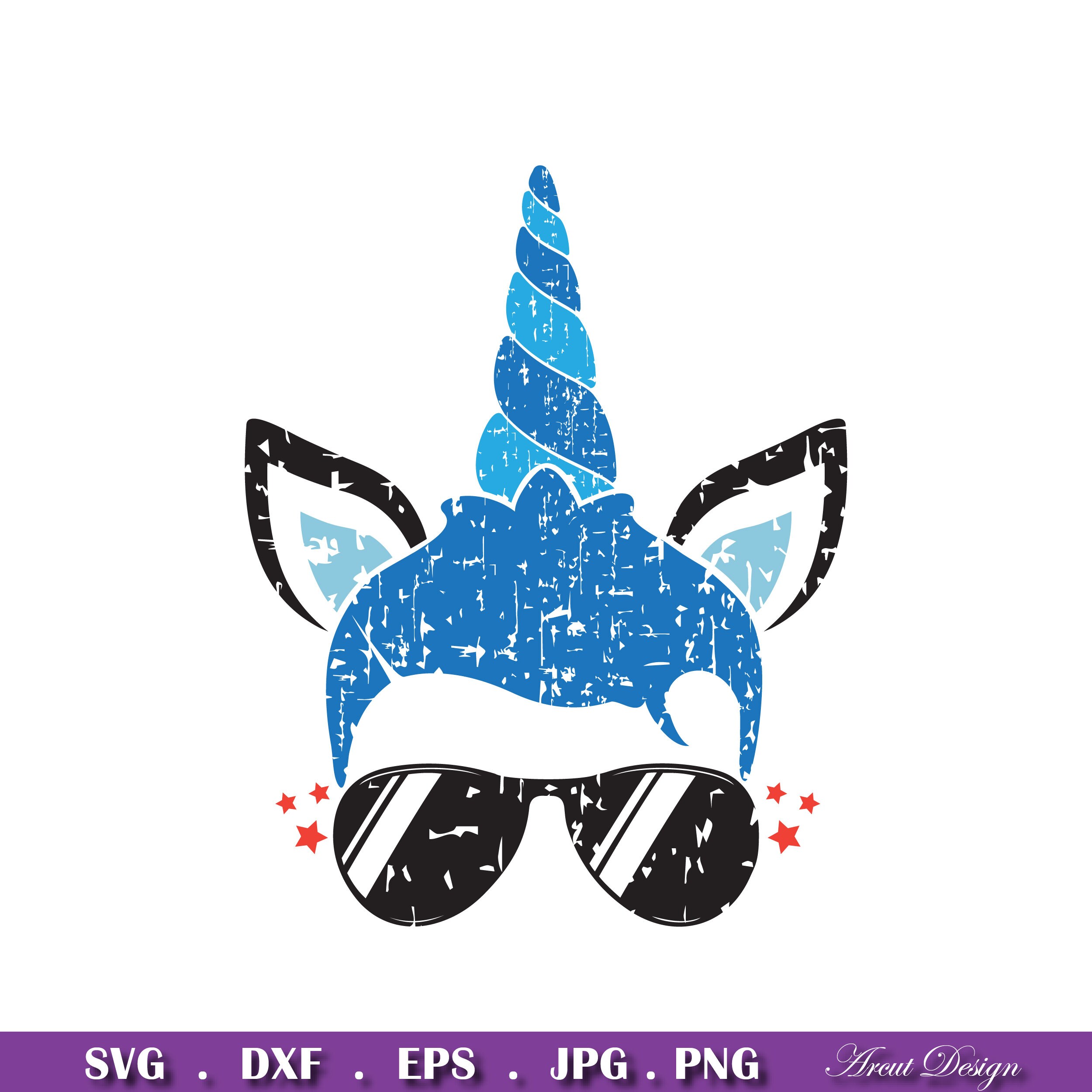 Download Unicorn Distressed svg Boy Unicorn svg unicorn boy birthday | Etsy