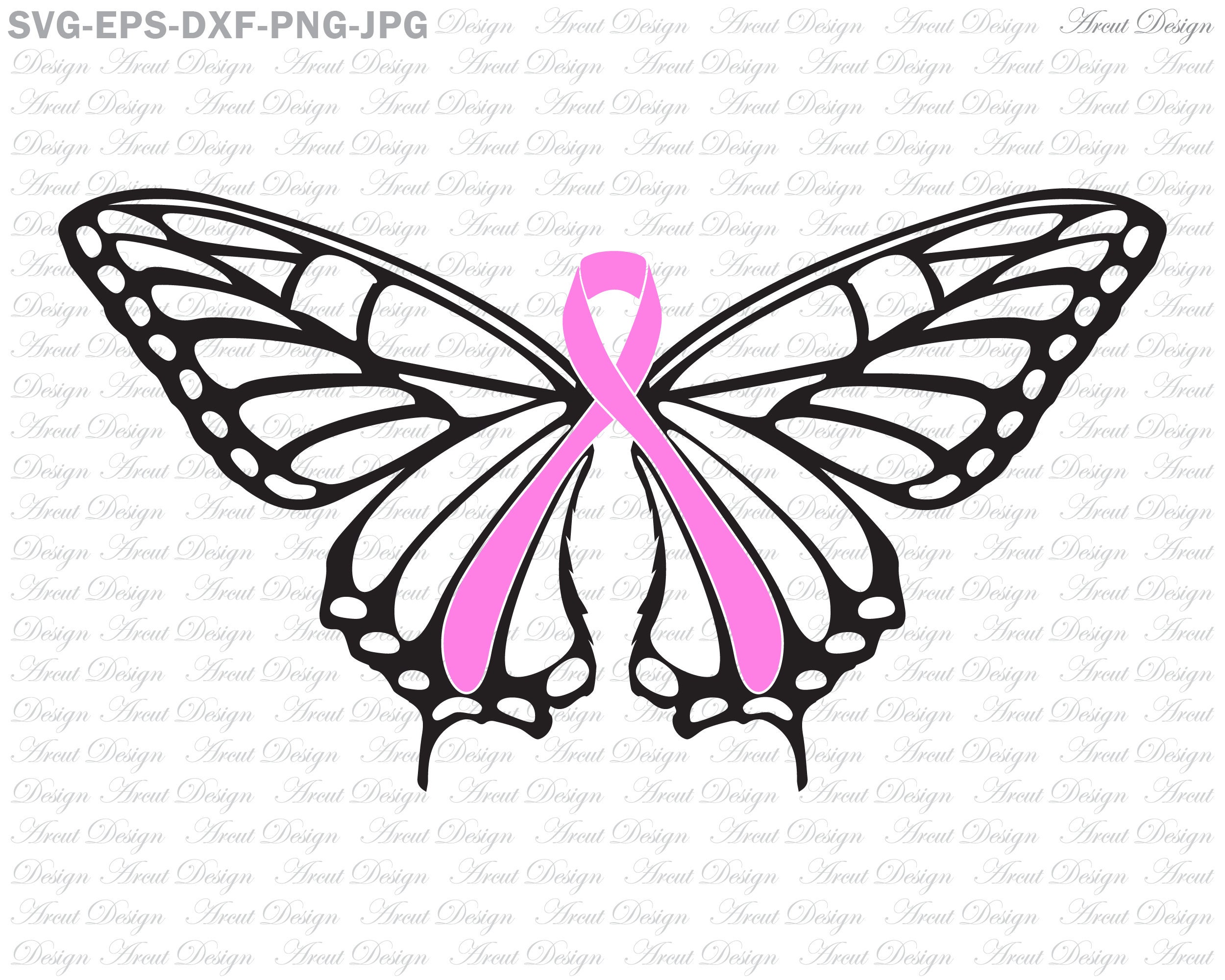 Free Free 349 Cancer Ribbon Butterfly Svg SVG PNG EPS DXF File
